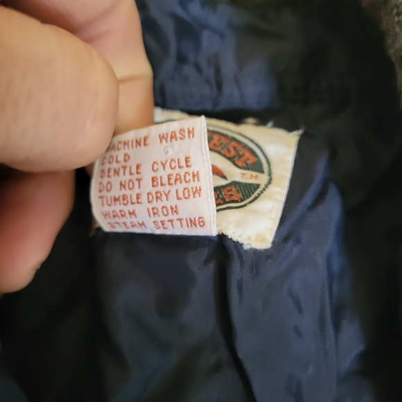 MIDWEST TRADERS XL button up 85% wool 15% nylon made in Korea rn 13711 - Picture 4 of 7